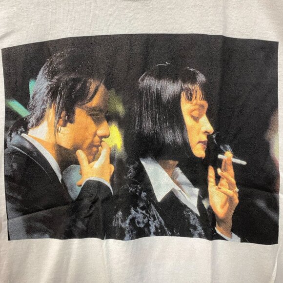 Pulp Fiction Mia Wallace and Vincent Vega T-Shirt Small - Picture 2 of 6